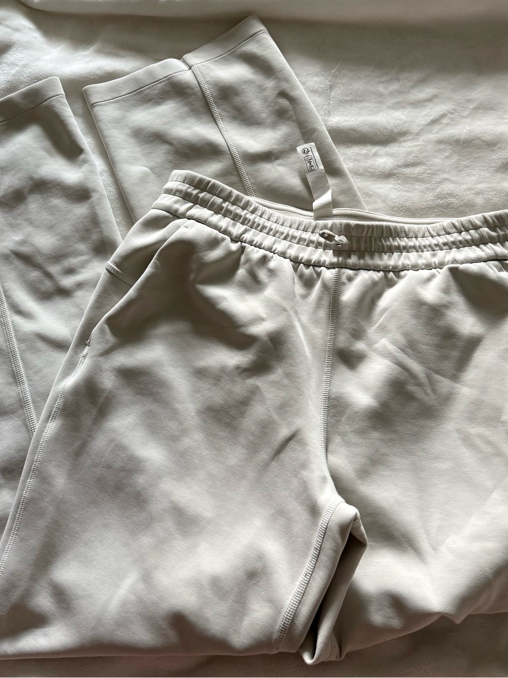 Lululemon flare high rise Cream Jogger Sweatpants